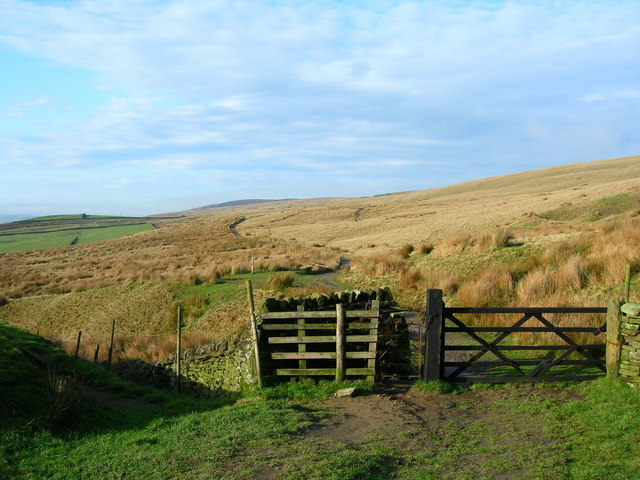 Gate on Moorland Track