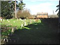 Church yard at Upper Hardres