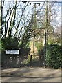 Footpath and stile, Bossingham Street