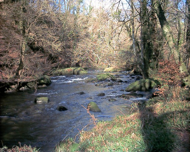 Afon Dwyfor above Llanystumdwy