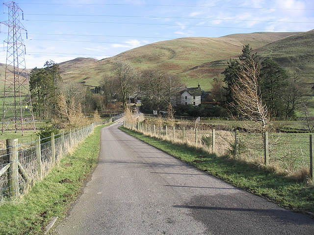 The road to Unthank Farm