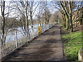 The Clyde Walkway approaching Glasgow Green