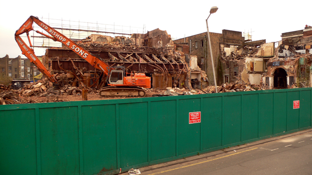 Dalston Theatre demolition