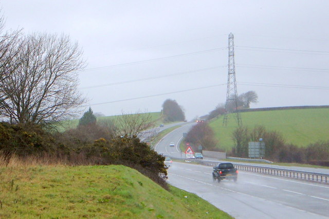 Rain Drenched A38 © Bb Cc By Sa20 Geograph Britain And Ireland