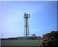 Telecommunications mast at Chwilog