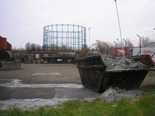 Gasometer and Industrial Waste