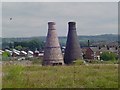 SJ8847 : Bottle Kilns at old Johnson Brother Works by Steven Birks