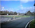 Completed new roundabout at Afonwen