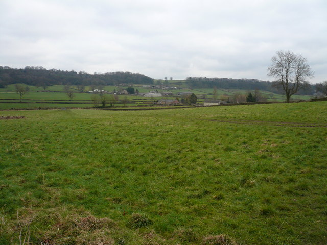View  across fields to Eastwood Farm