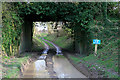 Firgo Lane passing under bridge of dismantled railway