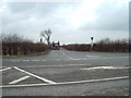 The Road to Upper Heyford from its junction with the B430