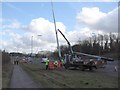 Lamp post replacement on the A4174