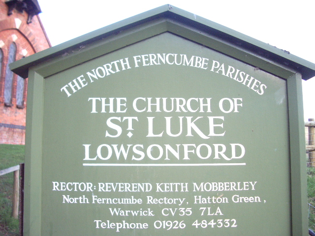 Sign for St Luke's Church