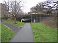 The Bradford Road bridge, Fartown cycleway, Huddersfield