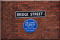 J3374 : Sir James Murray plaque, Bridge Street, Belfast by Albert Bridge