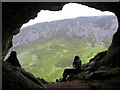NC2617 : Inside looking out, Inchnadamph Bone Cave by Nikki Mahadevan