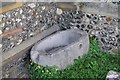 St Mary the Virgin, Welwyn, Herts - Stone coffin