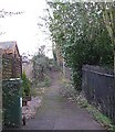 Footpath beside Holy Trinity, Gawcott