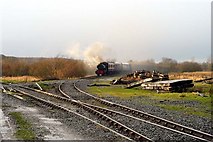 J4844 : A Steam train approaching by Wilson Adams