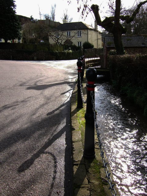 Leat at Church End Road, Kingskerswell