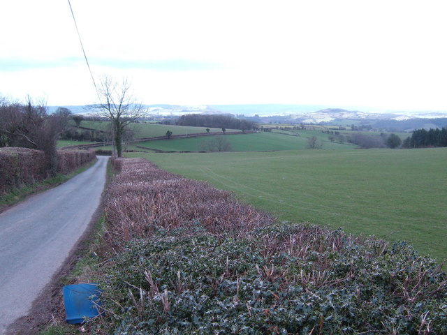 View south above Little Garway