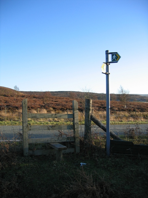 Stile on the A5104