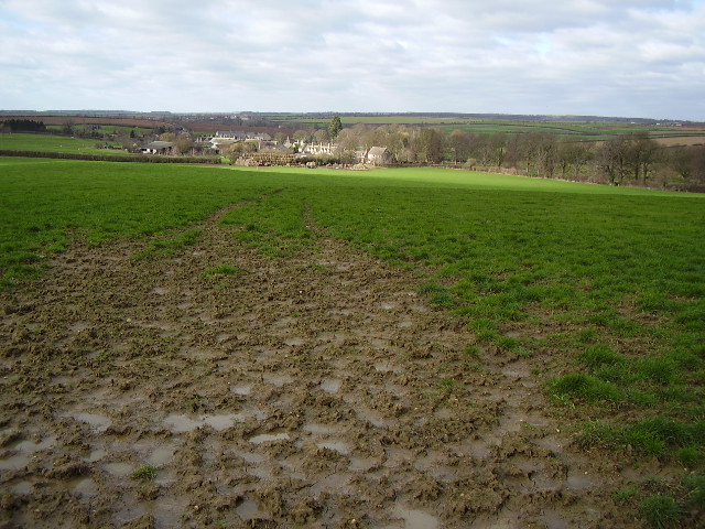 Muddy field to Little Casterton