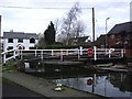 Swing bridge over canal at Bells Lane