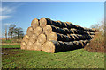 Straw bales near Moulden