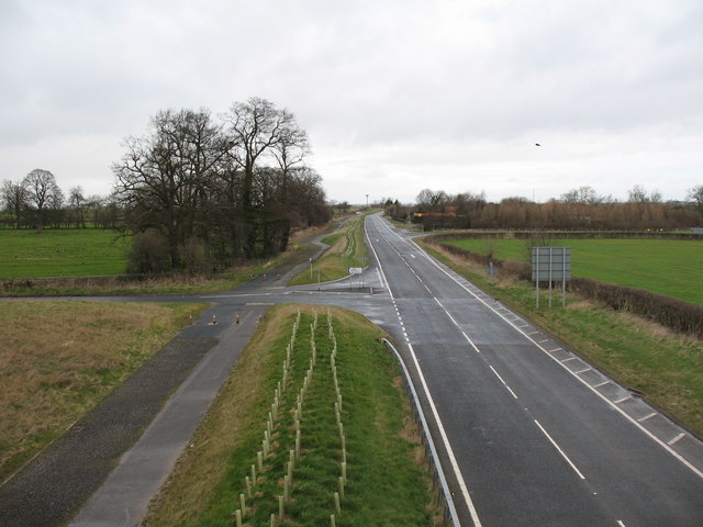 Quiet times on the old A1 © Gordon Hatton cc-by-sa/2.0 :: Geograph ...