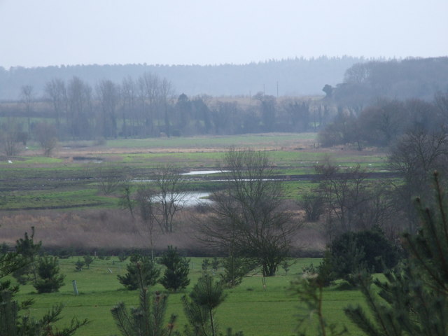 View across Golf Course to Marshes and River