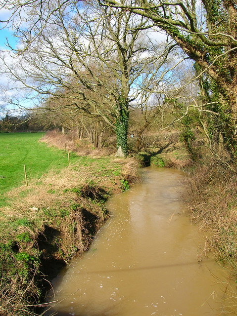 Tributary of the Cuckmere River, Lea... © Simon Carey :: Geograph ...