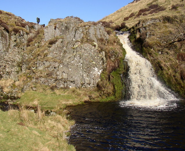 Davidsons Linn, Usway Burn, Cheviot... © Kenneth Ross cc-by-sa/2.0 ...