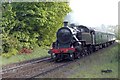 Approaching Steam Train