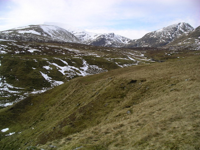 South west slopes of Meall Greigh