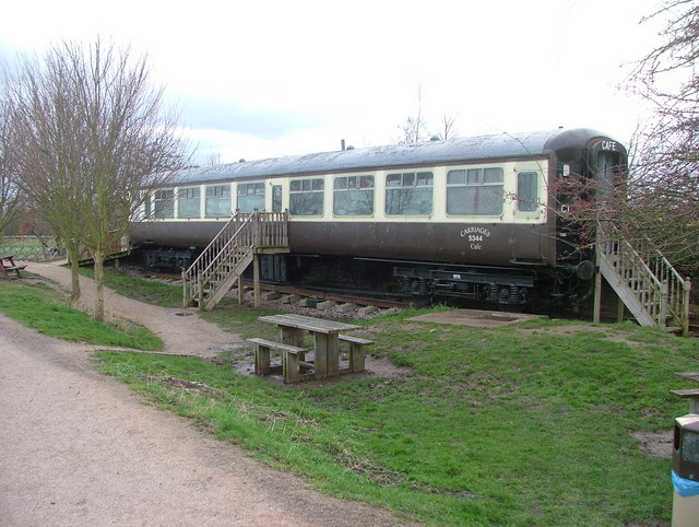 Railway carriage cafe  on the greenway