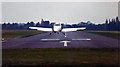 Aircraft landing at Denham, 1978