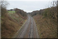 The Derby to Stoke railway at Bent