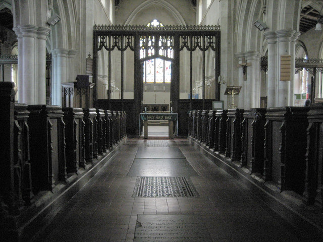 Inside All Saints Church Shillington