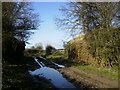 Remains of railway bridge near to Baxby Manor