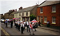 Jazz band in South Street, Bridport.