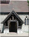 St Andrew, Little Berkhamsted, Herts - Porch