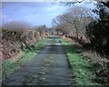 Lane from Penarth Fawr to Penarth Bach