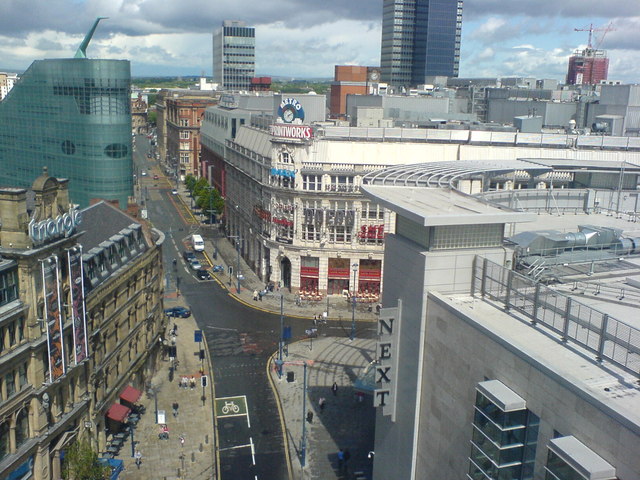The printworks taken from Wheel of Manchester