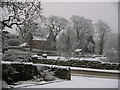 Fowlis Church and Village Green in Winter