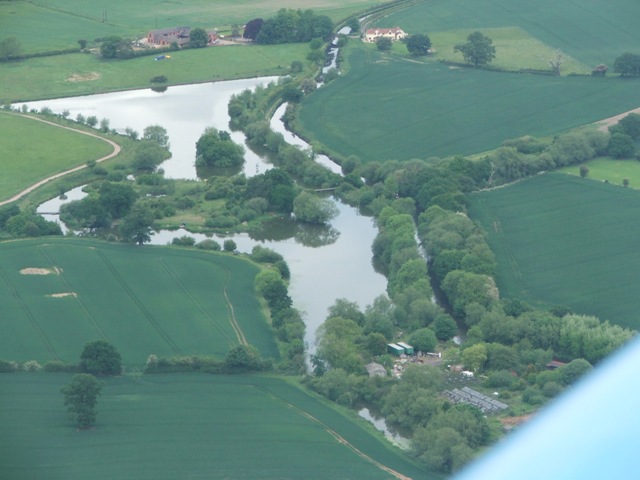 Pool Hall Fishery from the air