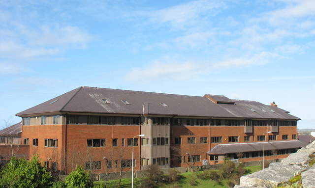 The Arfon District Council Offices from Twthill West