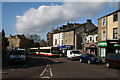 Buses in Church Street, Colne, Lancashire