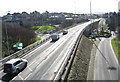 The flyover from the Twthill footbridge