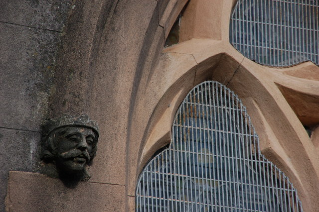 Head, St Patrick's, Glenarm (1)